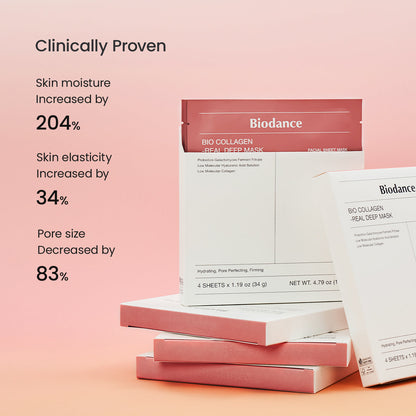 Biodance Collagen-Real Deep Mask - (4 Masks)