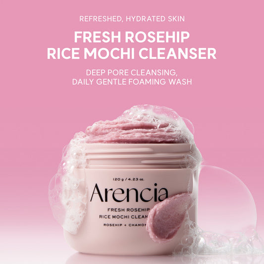 Arencia Fresh Rosehip Rice Mochi Cleanser - 120g